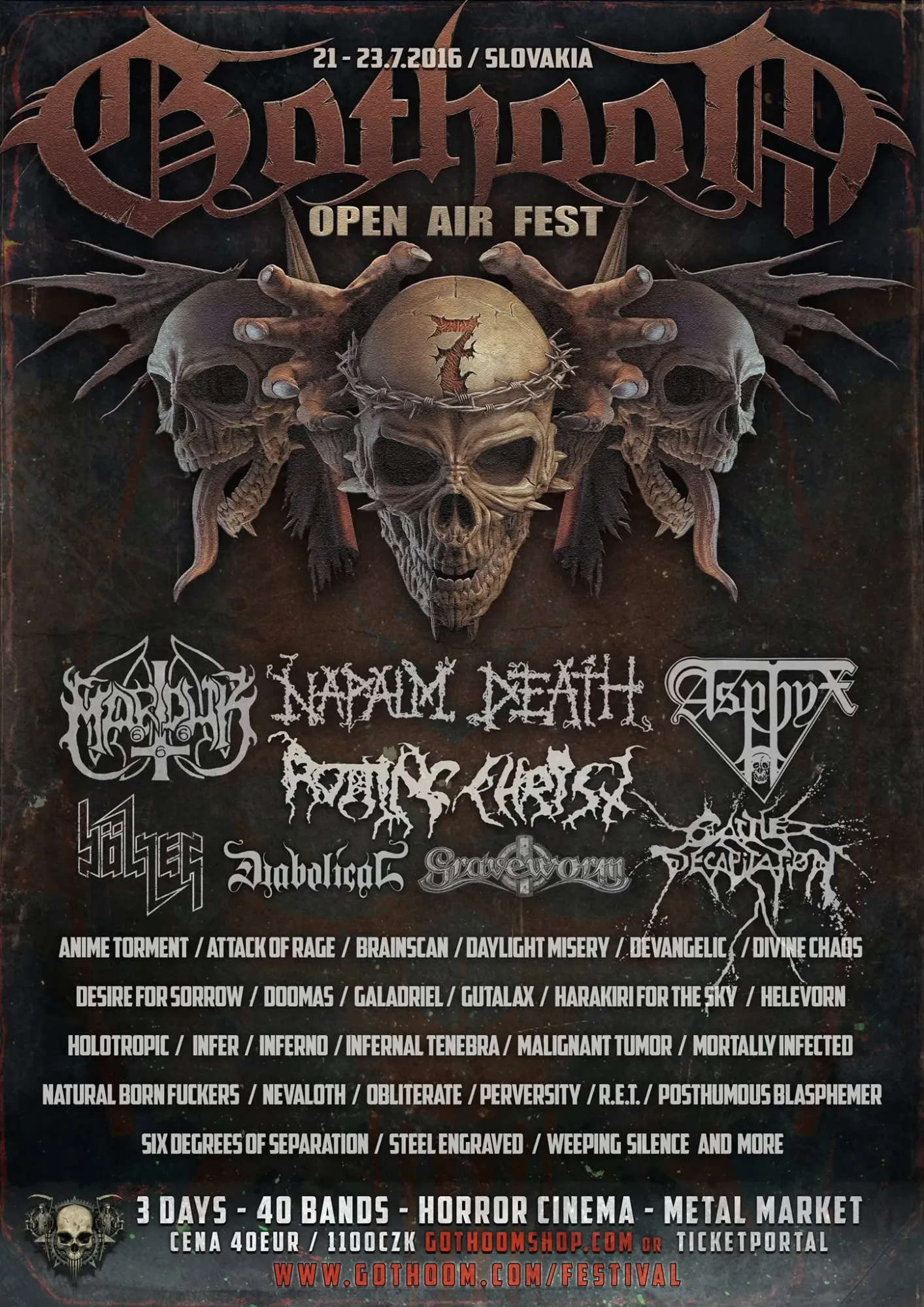 Infernal Tenebra live at Gothoom open air Fest